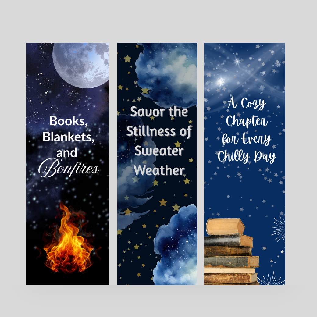 Fall & Cozy Bookmark Bundle – Autumn-Inspired 3-Pack for Readers, Self-Care, and Seasonal Gifting Branded Publishing Co.