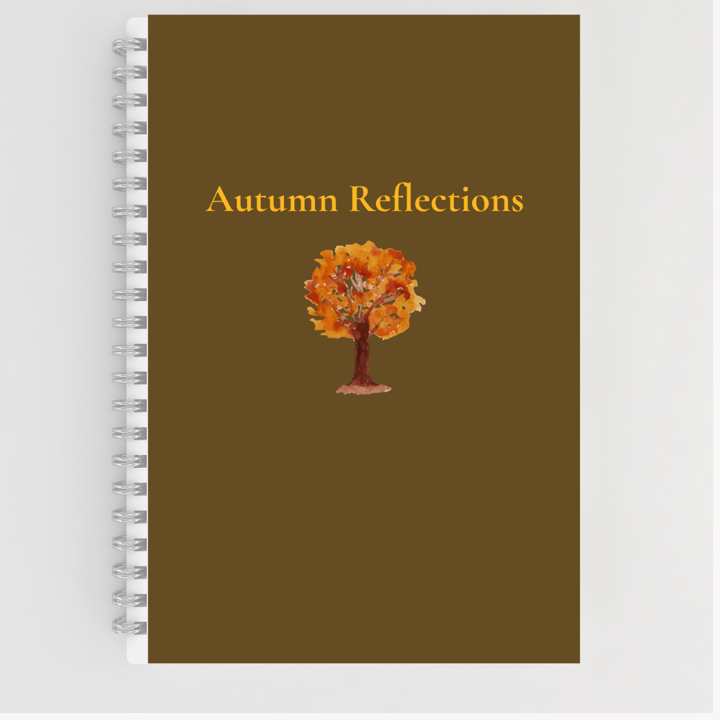 Autumn Leaves Notebook – Cozy Fall Journal with Seasonal Tree & Falling Leaf Design Branded Publishing Co.