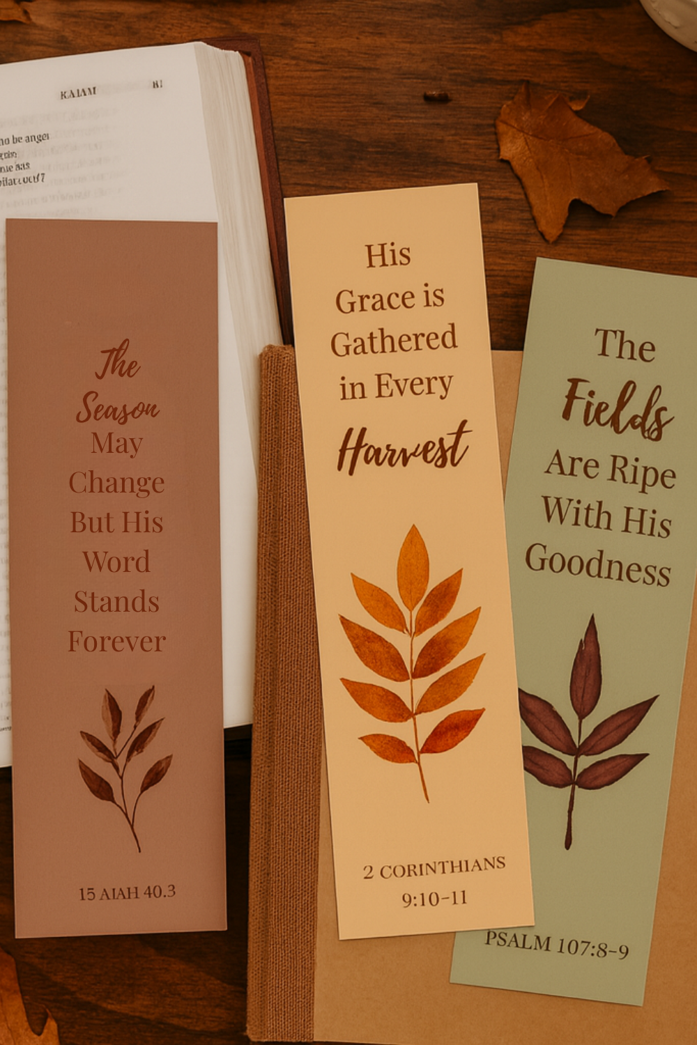 Abundance & Gratitude Bookmark Set