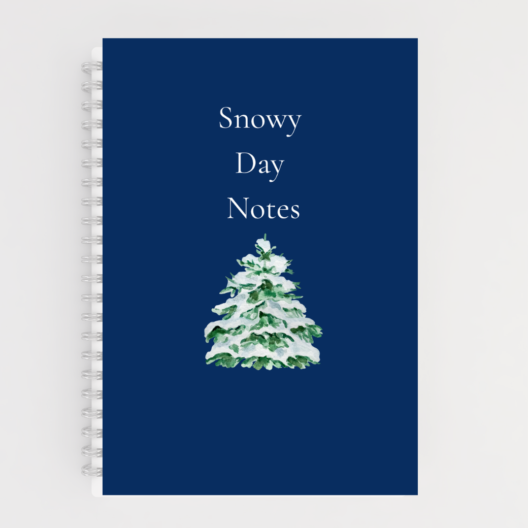 Snowy Days Notes – Cozy Autumn Notebook with Snow Branded Publishing Co.