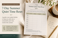 7-Day Summer Quiet Time Reset