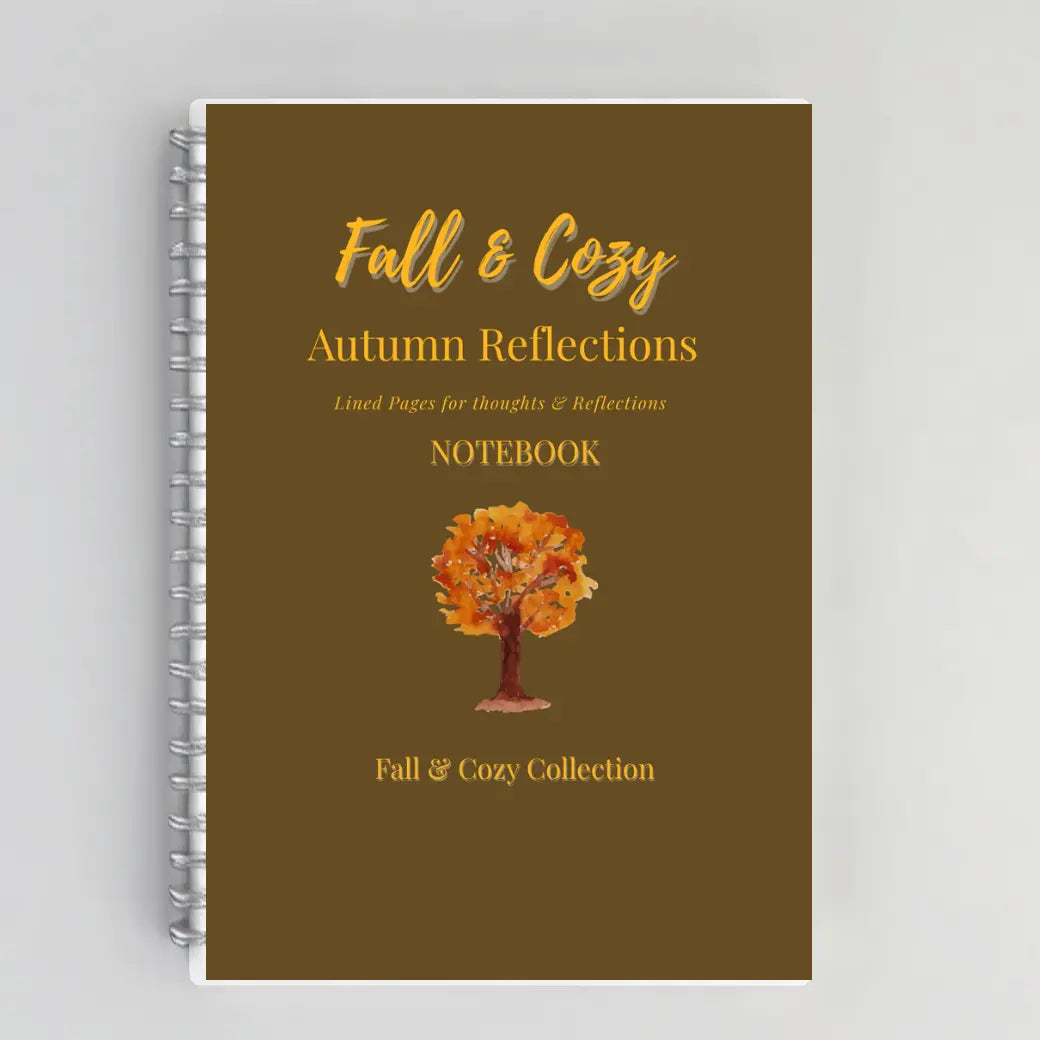 Autumn Leaves Notebook – Cozy Fall Notebook with Seasonal Tree Design Branded Publishing Co.