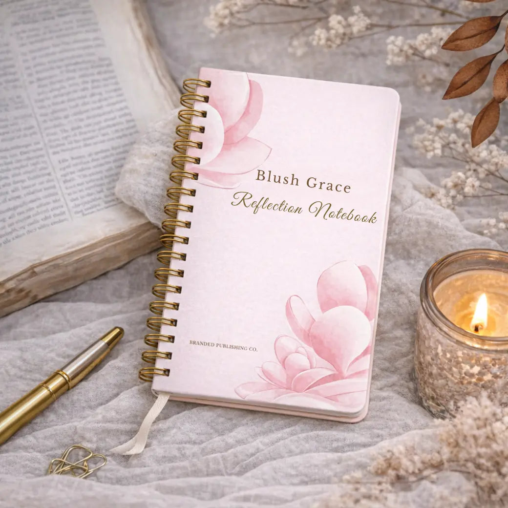 Blush Grace Reflection Notebook Branded Publishing Co.
