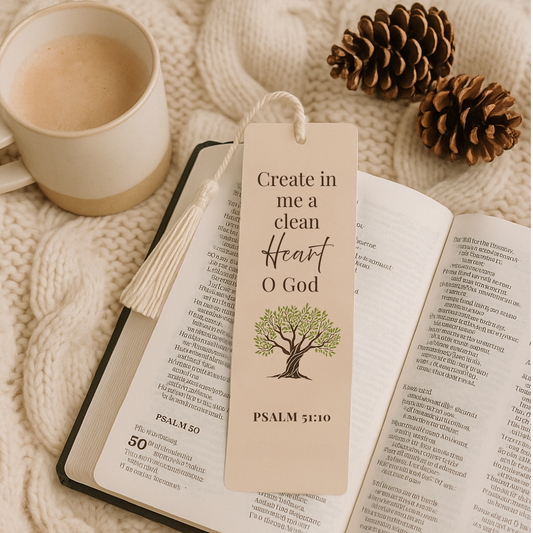 Reset My Heart Bookmark - Scripture Bookmark for Bible Study & Prayer Journaling