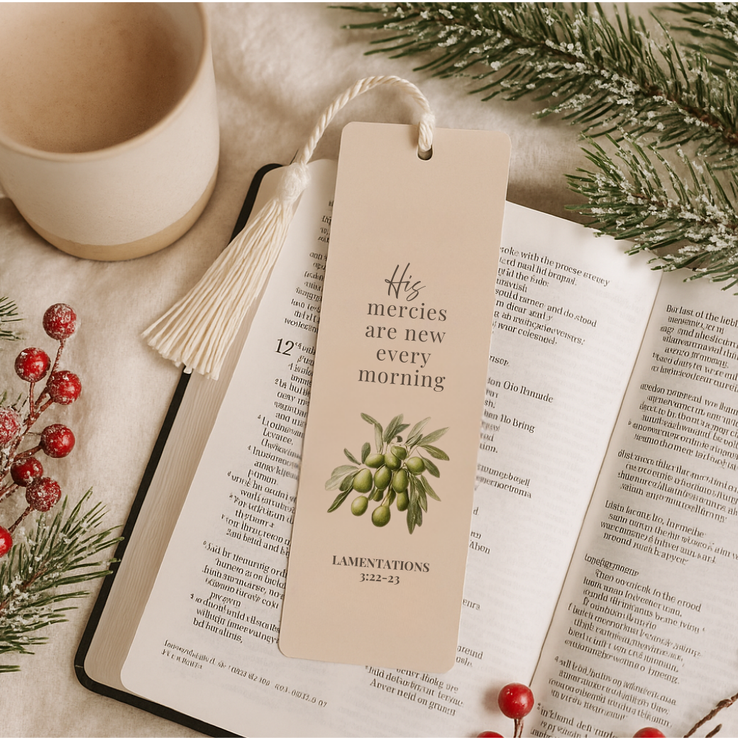 Reset My Hope Bookmark –  Scripture Bookmark for Bible Study & Prayer Journaling