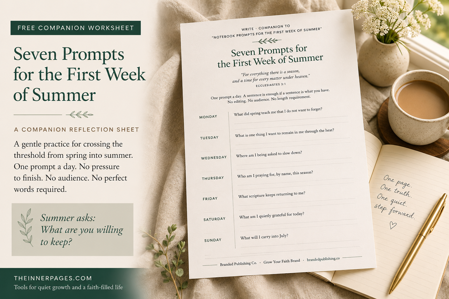 7 Prompts For The Beginning of Summer