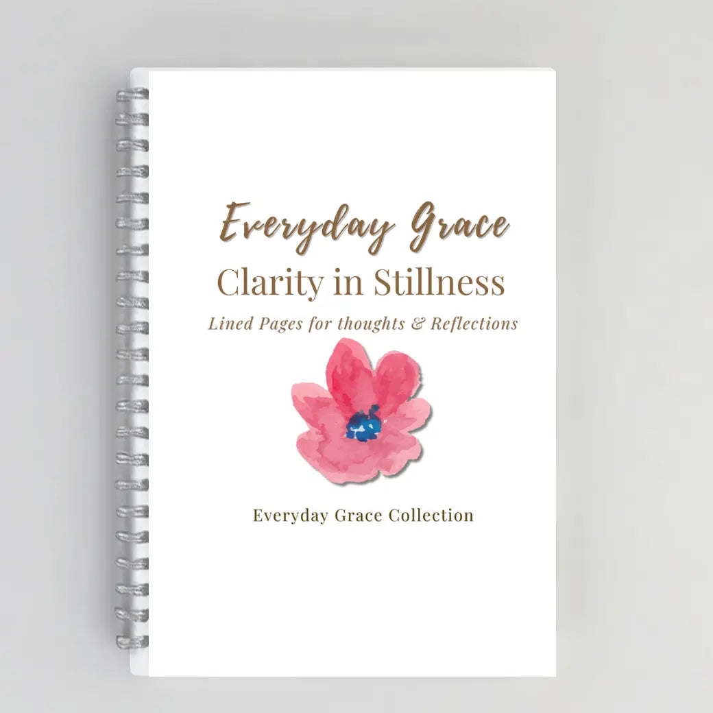 Clarity Begins in Stillness – Christian Inspirational Notebook for Women | Luxury Faith-Based Journal for Prayer, Reflection & Mindful Living Branded Publishing Co.