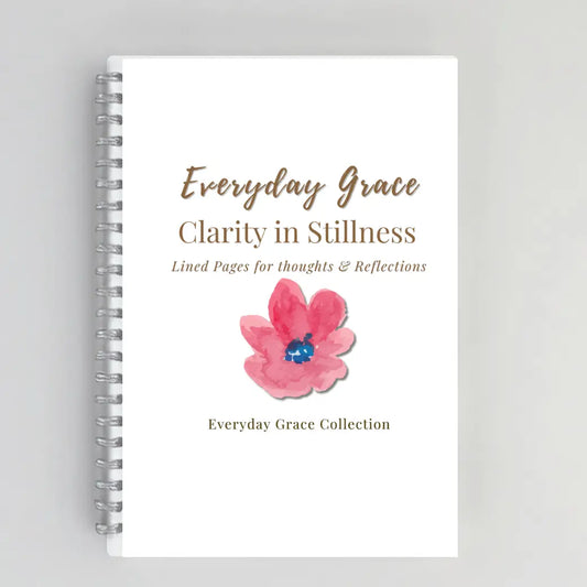 Clarity Begins in Stillness – Christian Inspirational Notebook for Women | Luxury Faith-Based Journal for Prayer, Reflection & Mindful Living Branded Publishing Co.