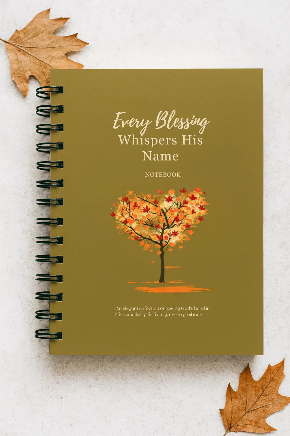 Every Blessing Whispers His Name Notebook Branded Publishing Co.