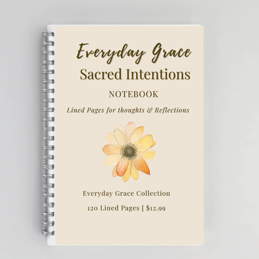 Sacred Intentions – Christian Inspirational Notebook for Mindful Living & Faith Journaling | Luxury Writing Journal for Women Branded Publishing Co.