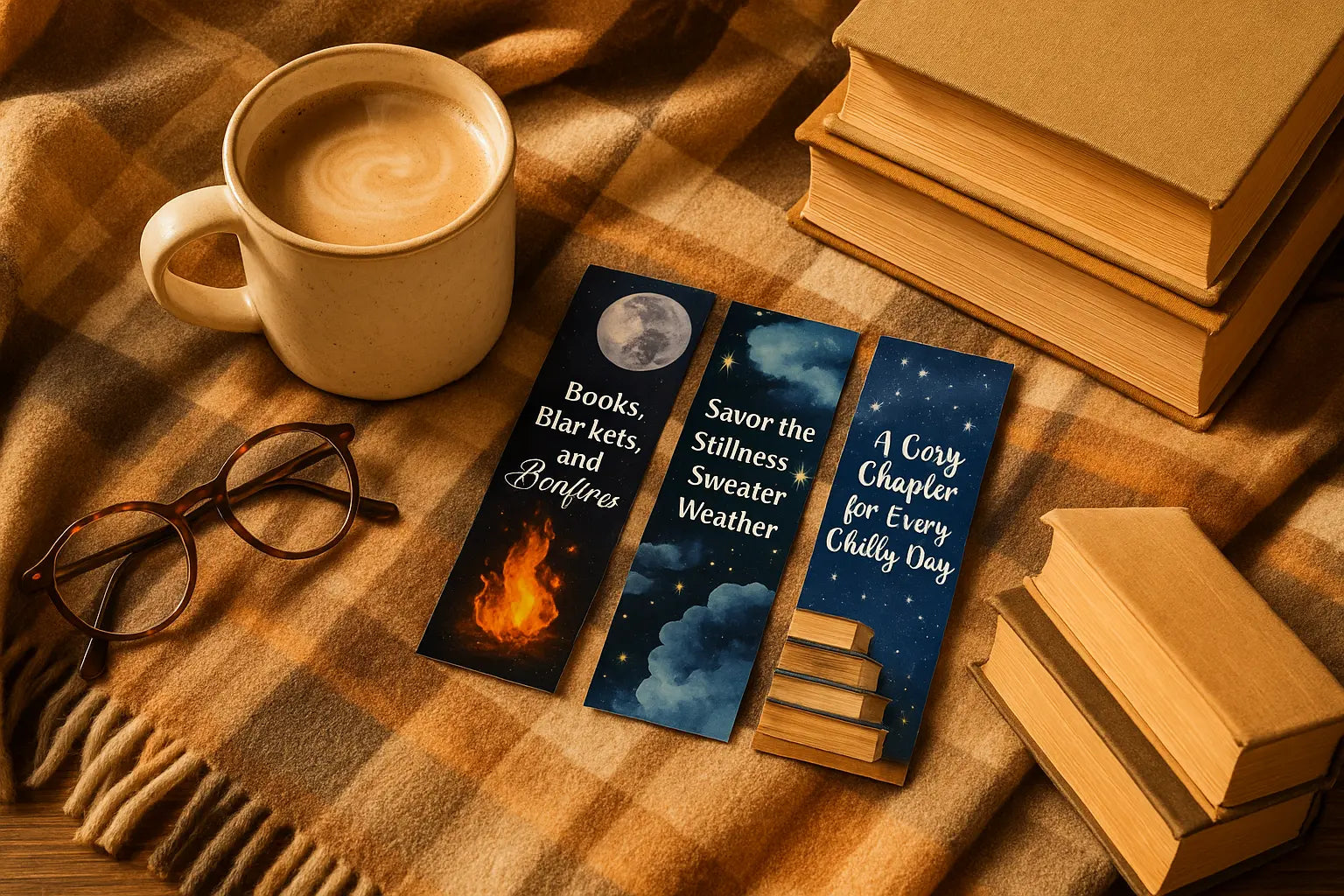 Fall & Cozy Bookmark Bundle – Autumn-Inspired 3-Pack for Readers Branded Publishing Co.