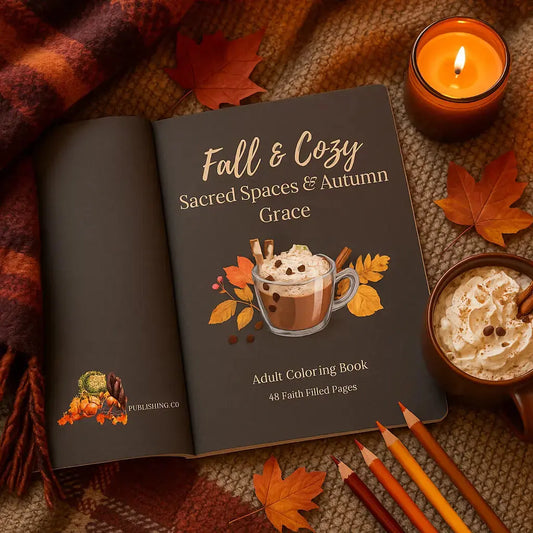 Fall & Cozy - Sacred Spaces & Autumn Grace Coloring Book Branded Publishing Co.