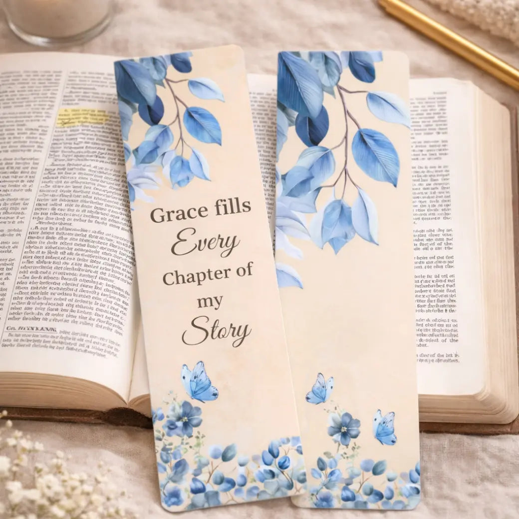 Grace Fills Every Chapter of My Story | Scripture Bookmark Branded Publishing Co.