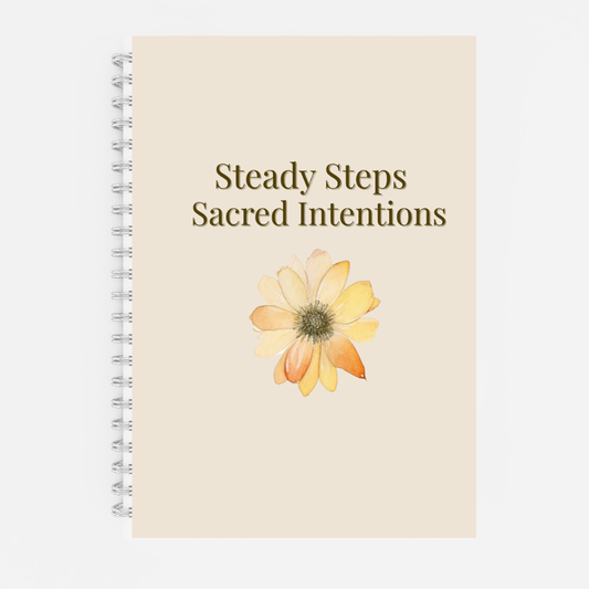 Steady Steps, Sacred Intentions – Christian Inspirational Notebook for Mindful Living & Faith Journaling | Luxury Writing Journal for Women Branded Publishing Co.