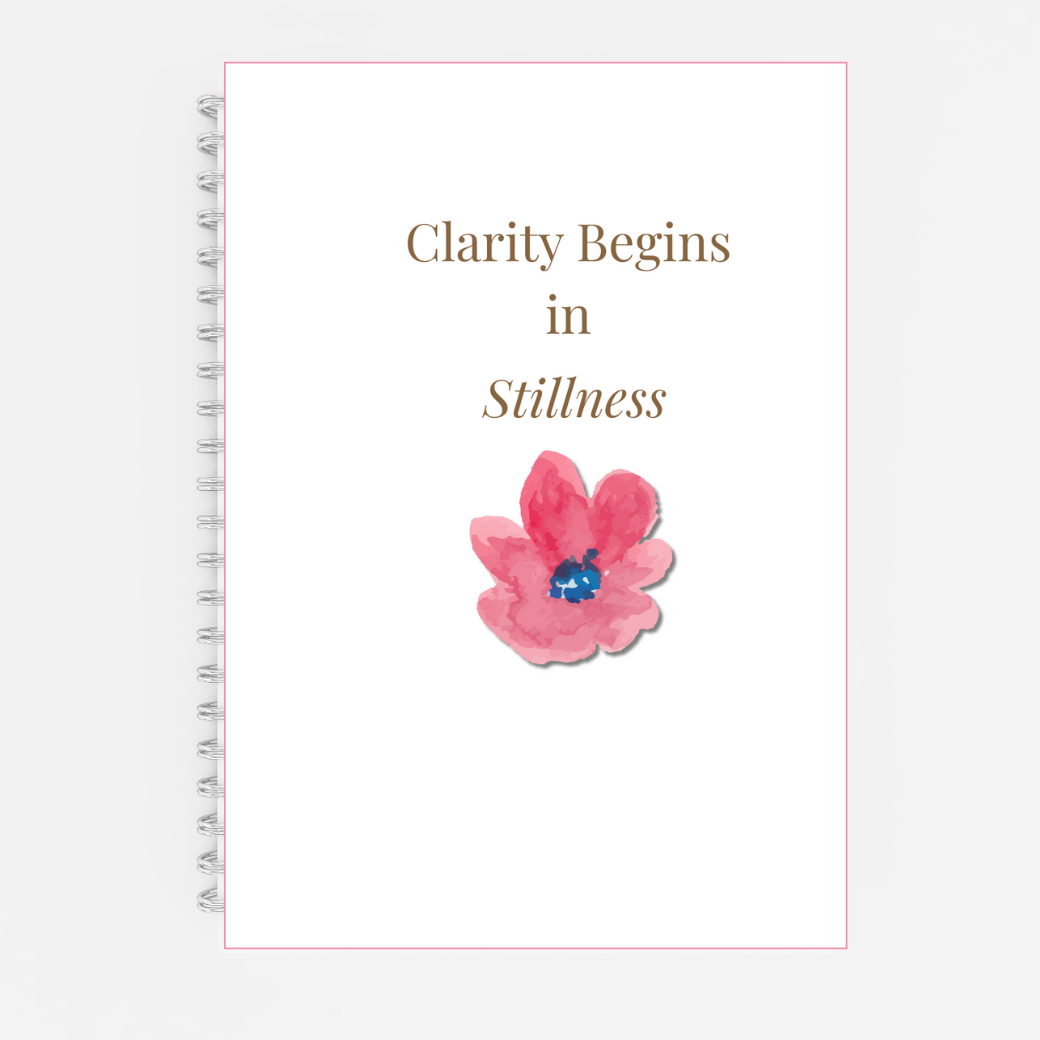 Clarity Begins in Stillness – Christian Inspirational Notebook for Women | Luxury Faith-Based Journal for Prayer, Reflection & Mindful Living Branded Publishing Co.