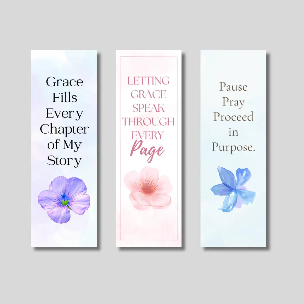 Guided by Faith Bookmark Set – 3-Pack Inspirational Christian Bookmarks for Prayer, Bible Study, and Devotionals Branded Publishing Co.