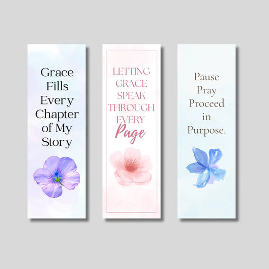 Guided by Faith Bookmark Set – 3-Pack Inspirational Christian Bookmarks for Prayer, Bible Study, and Devotionals Branded Publishing Co.
