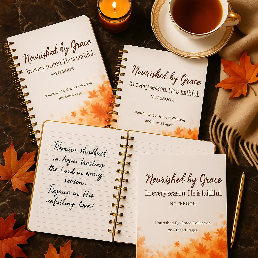 He Is Faithful – Autumn Scripture-Inspired Notebook Branded Publishing Co.