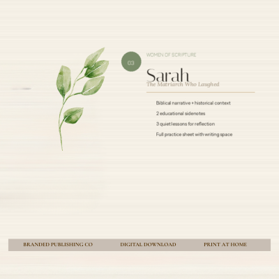 The Quiet Hours Mini Lesson — Sarah: Faith in the Waiting
