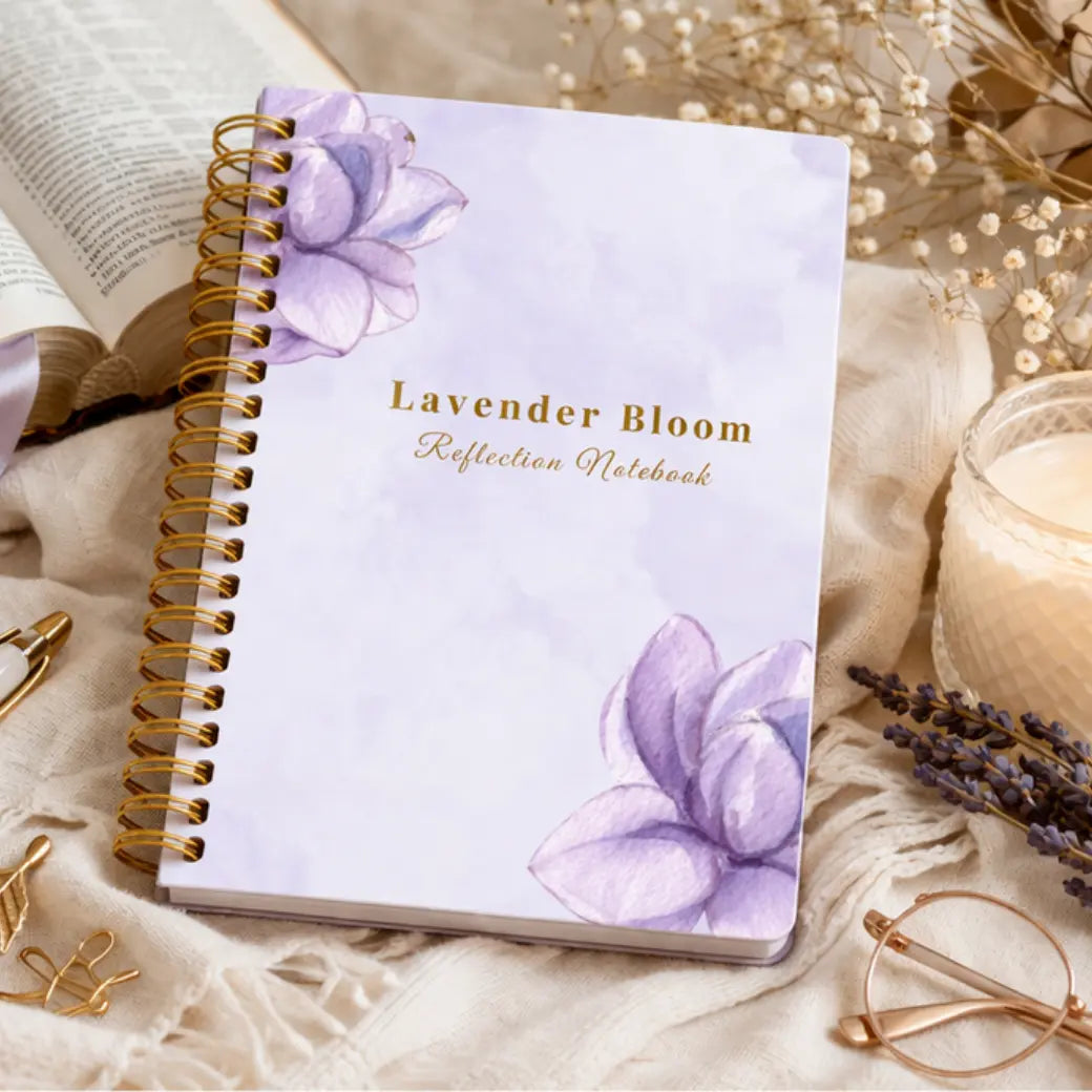 Lavender Bloom Reflection Notebook Branded Publishing Co.