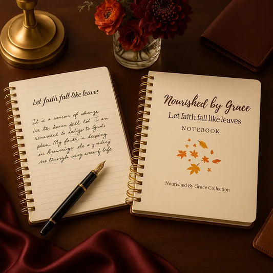 Let Faith Fall Like Leaves – Inspirational Fall Notebook Branded Publishing Co.