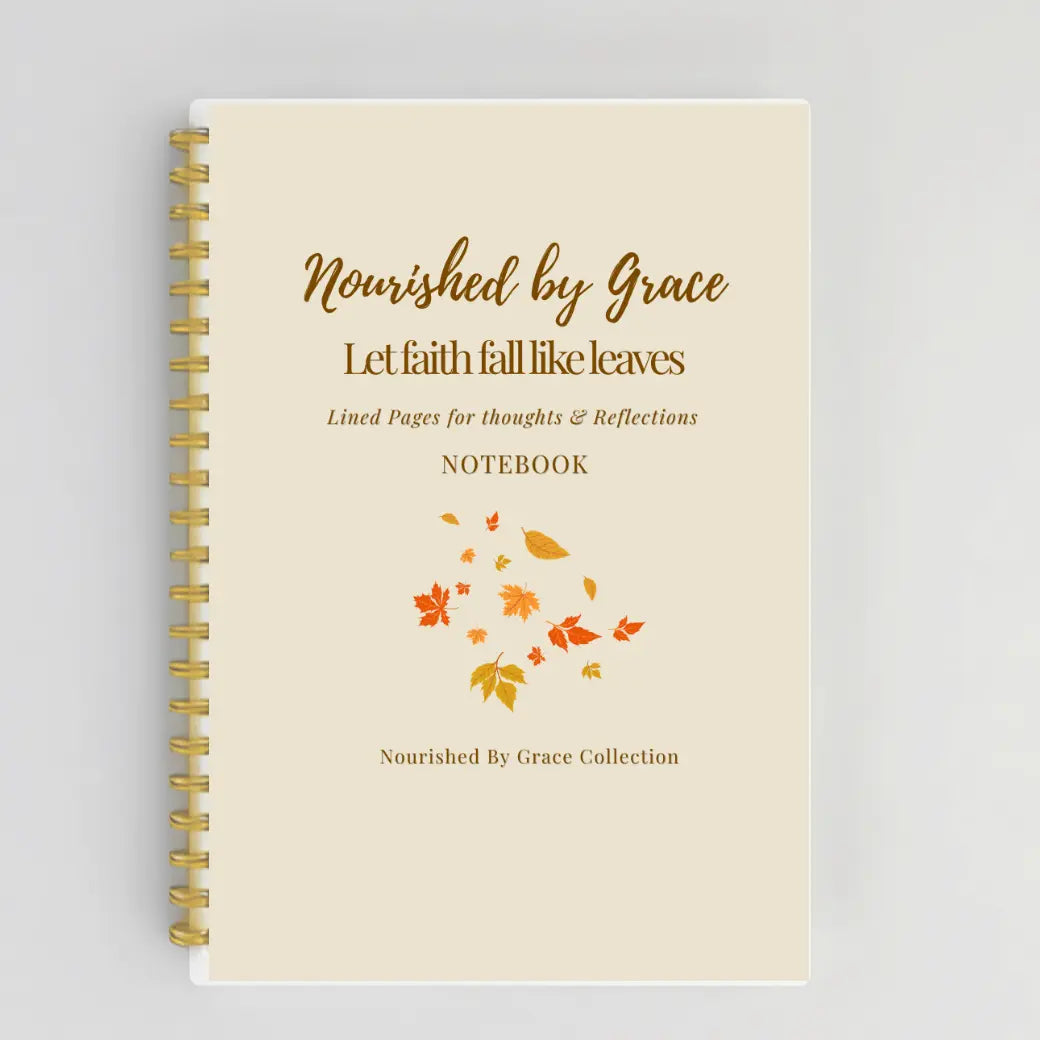 Let Faith Fall Like Leaves – Inspirational Fall Notebook Branded Publishing Co.