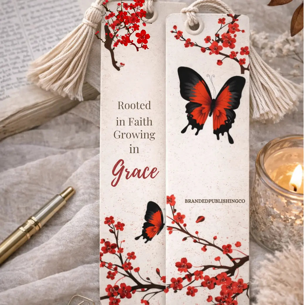 Rooted in Faith, Growing in Grace Bookmark Branded Publishing Co.