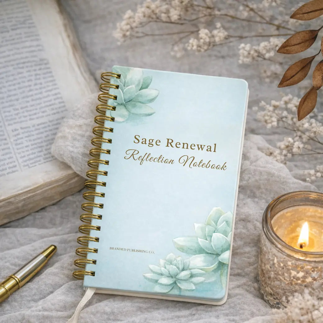Sage Renewal Reflection Notebook Branded Publishing Co.