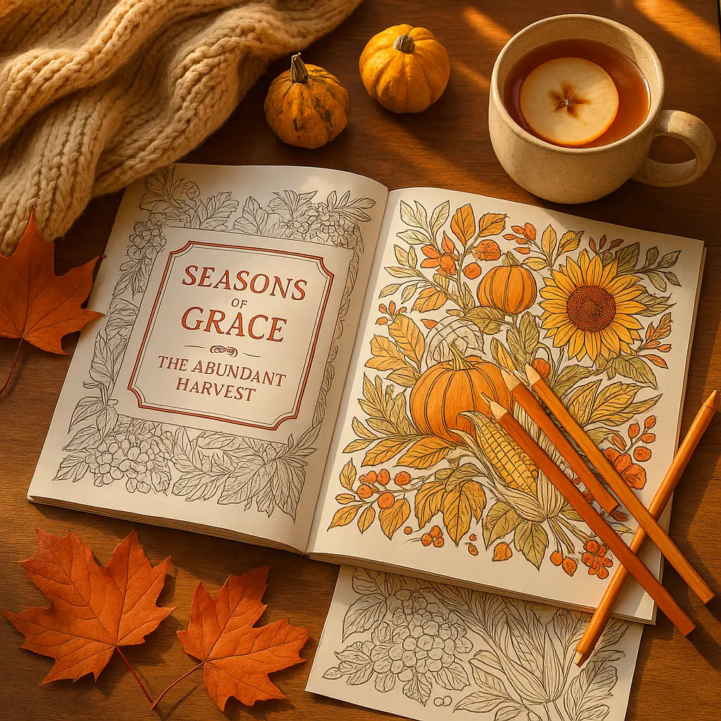 Season of Grace - The Abundant Harvest Coloring Book Branded Publishing Co.