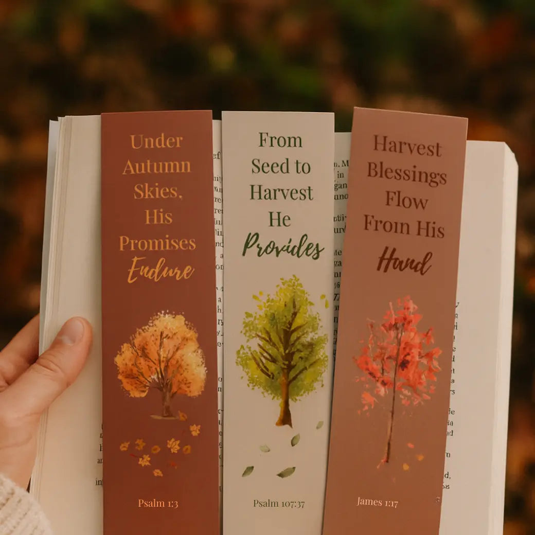 Seeds & Promises – Autumn Harvest Bookmark Set Branded Publishing Co.