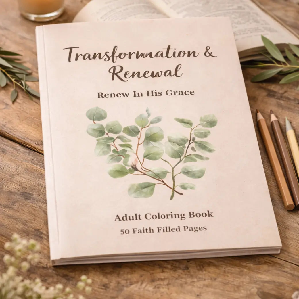 Transformation & Renewal:  Renew in His Grace Coloring Book Branded Publishing Co.